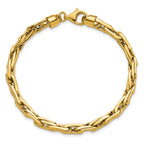 14K Polished 5.0mm Fancy Link Bracelet