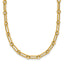 14K Polished Fancy Paperclip Link Necklace
