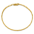 14K Polished 6.3mm Fancy Link Bracelet