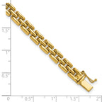 14K Polished 6.3mm Fancy Link Bracelet
