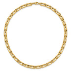 14K Polished 6.5mm Fancy Link Necklace