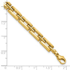 14K Polished 6.5mm Fancy Link Bracelet
