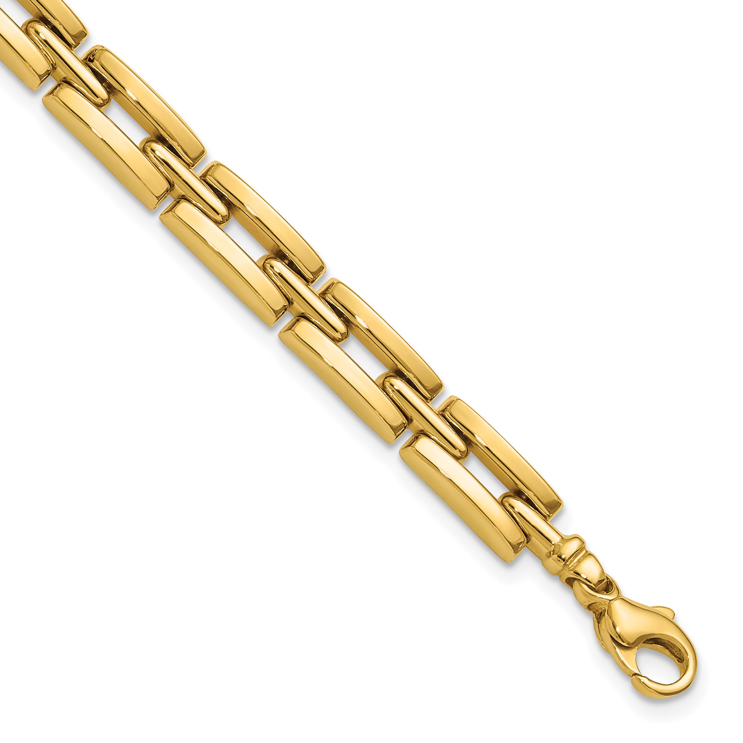 14K Polished 6.5mm Fancy Link Bracelet Main image