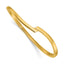 14K Polished Fancy Bypass Hinged Bangle