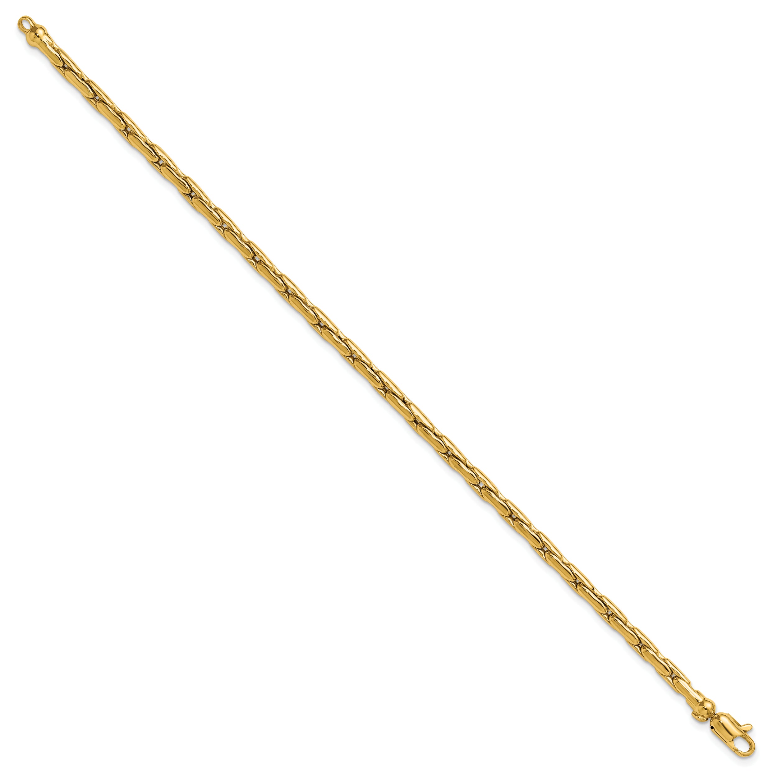 14K Polished Fancy Link Bracelet