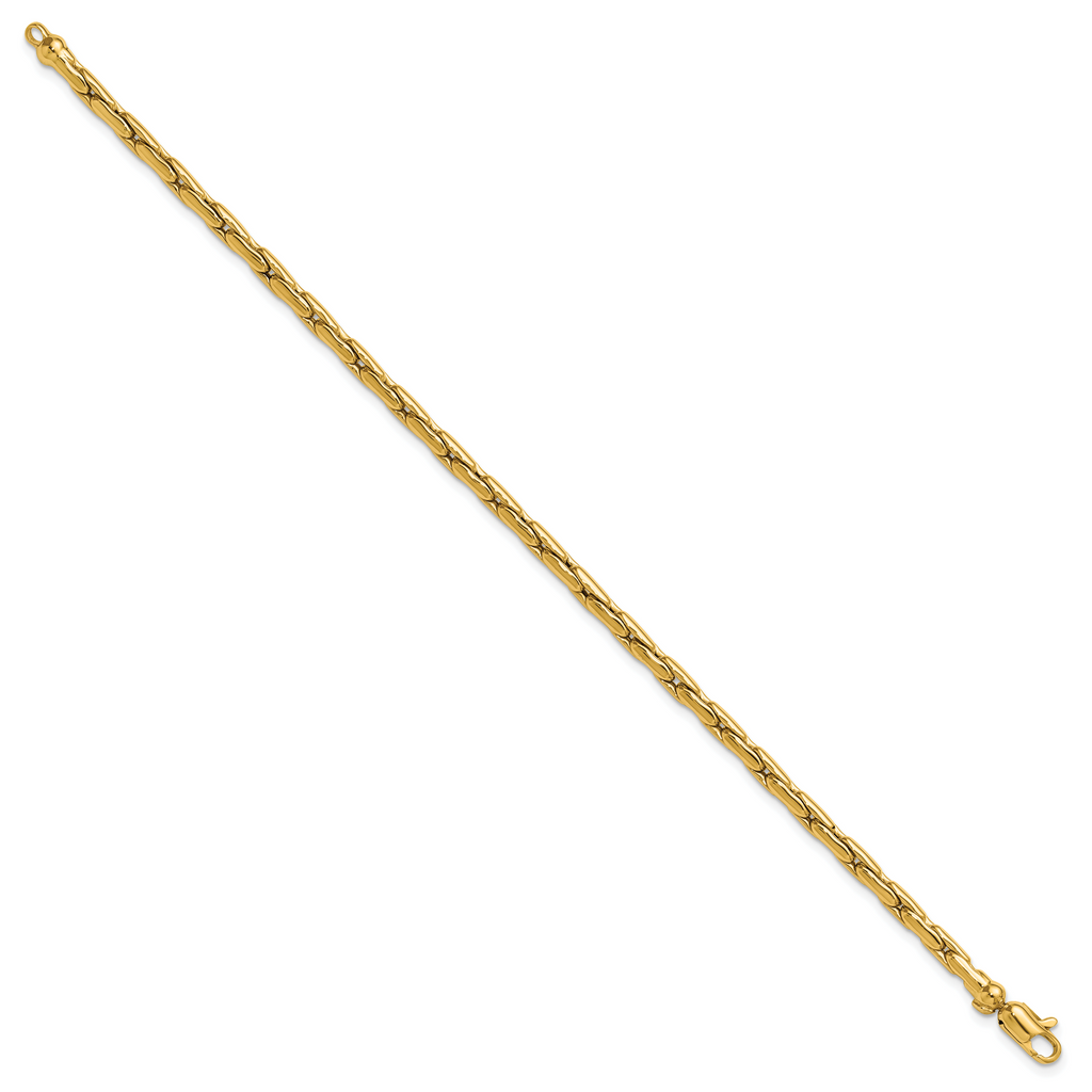 14K Polished Fancy Link Bracelet