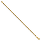 14K Polished Fancy Link Bracelet