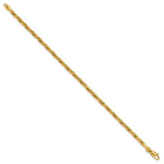 14K Polished Fancy Link Bracelet