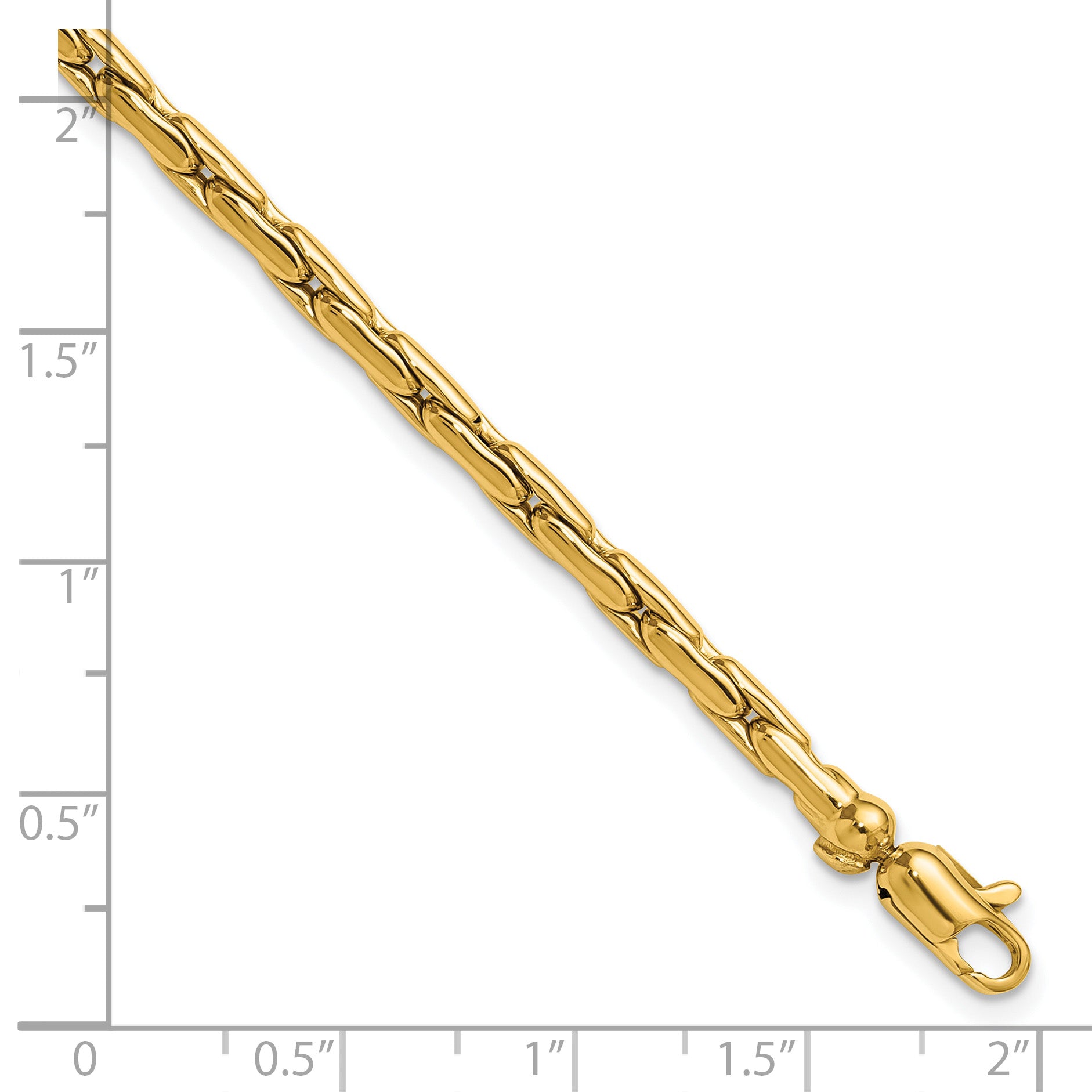 14K Polished Fancy Link Bracelet