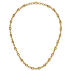 14K Polished Fancy Link Necklace