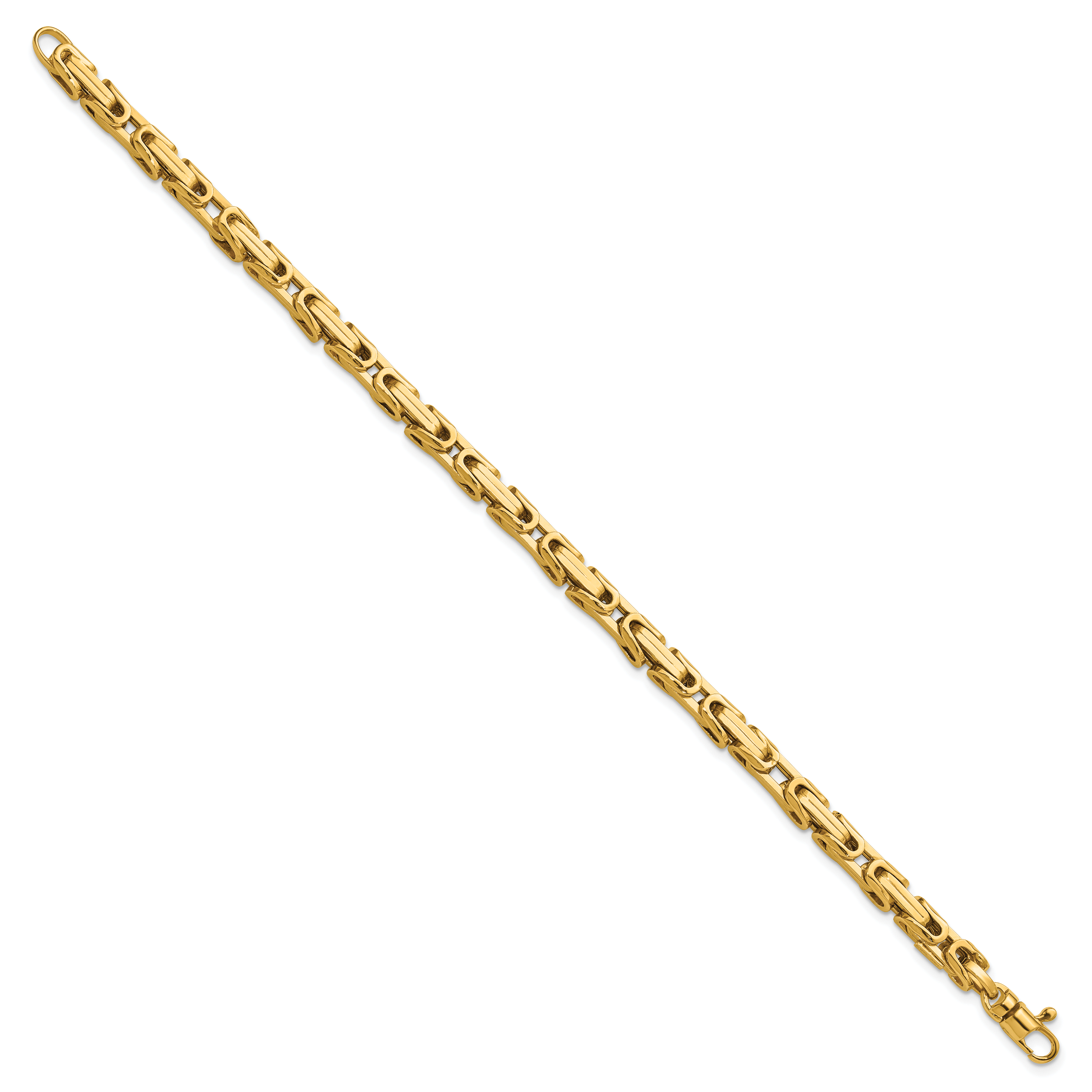 14K Polished Fancy Link Bracelet Secondary image