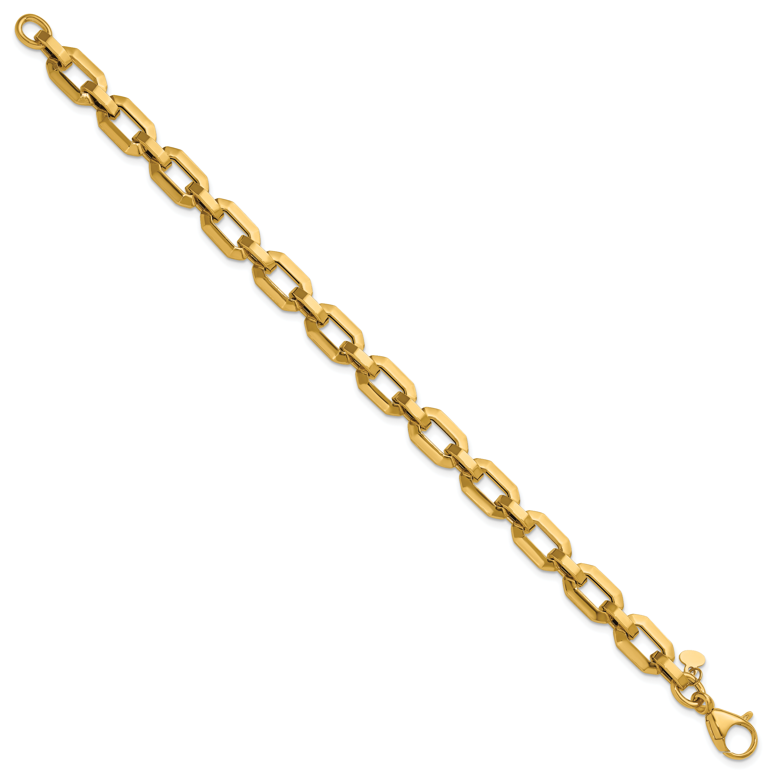 14K Polished Fancy Link Bracelet Secondary image