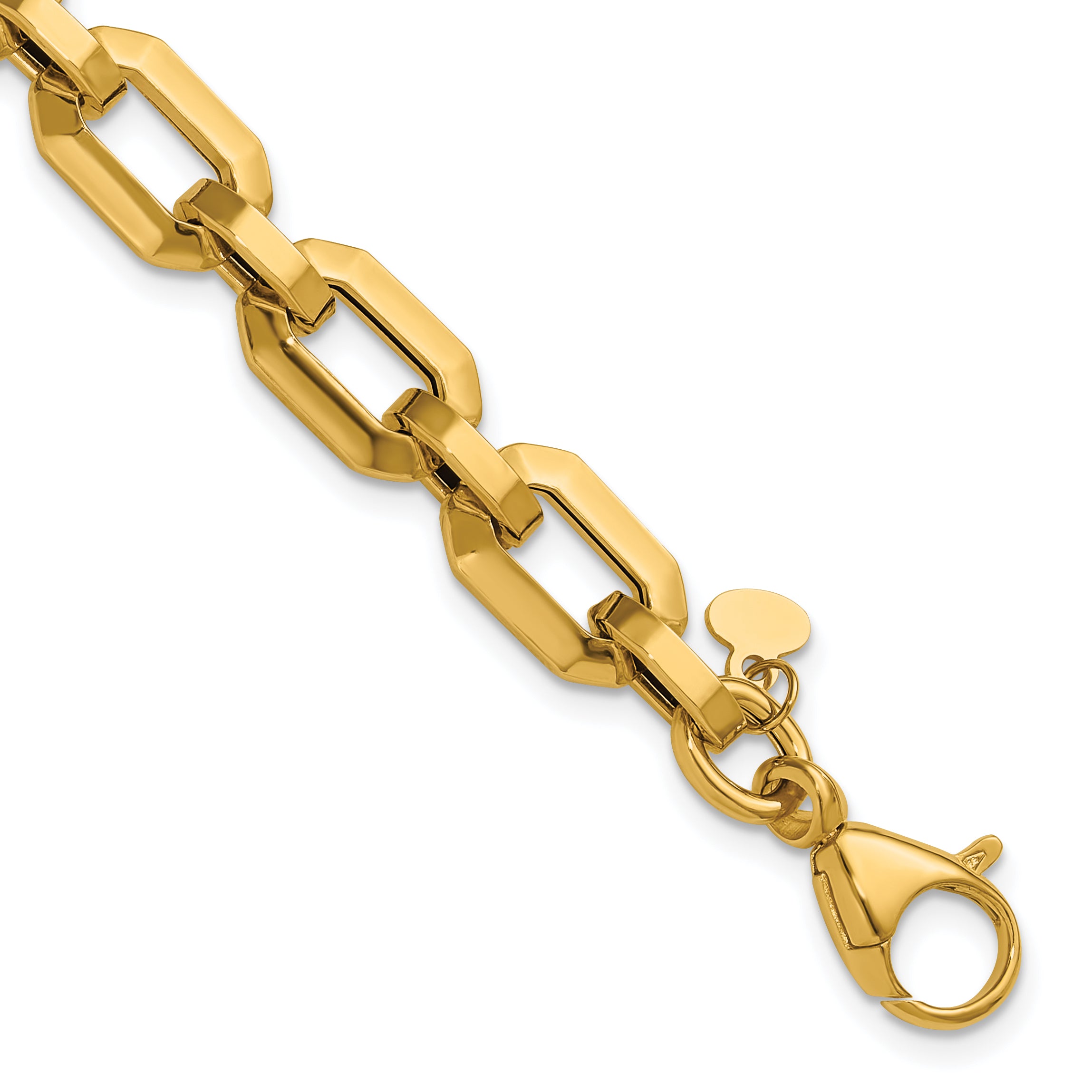 14K Polished Fancy Link Bracelet Main image