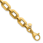 14K Polished Fancy Link Bracelet