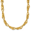 Leslie's14K Polished and Textured Twisted Link Necklace