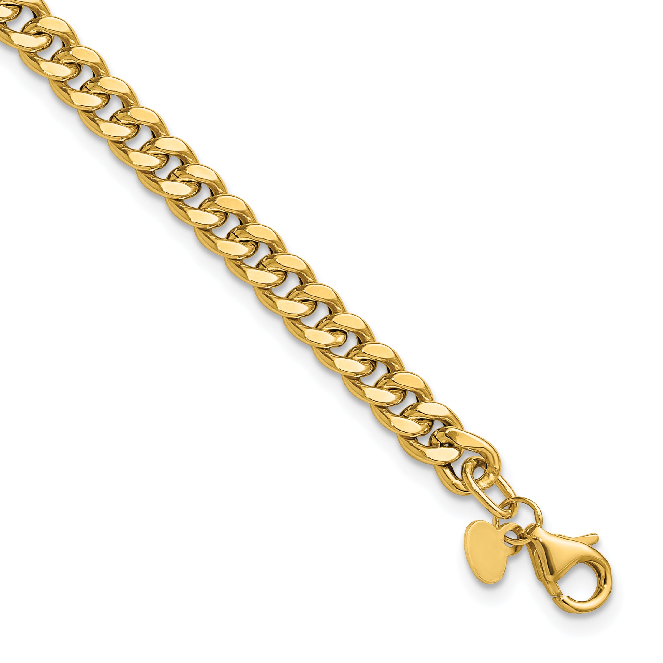 14K Polished Curb Link Bracelet Main image
