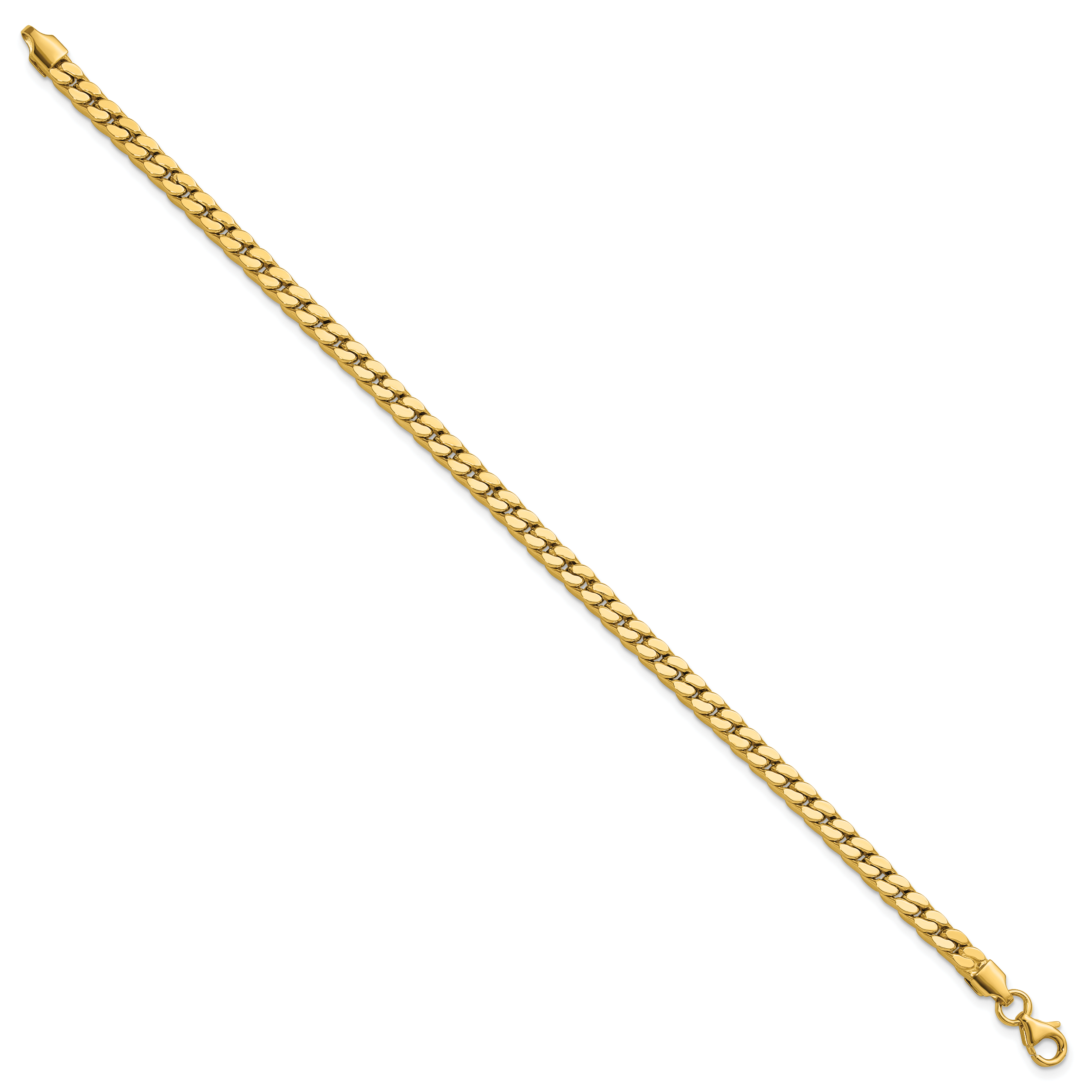 14K Polished Fancy Link Bracelet