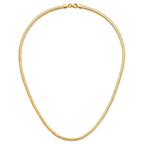 14K Polished Fancy Link Necklace