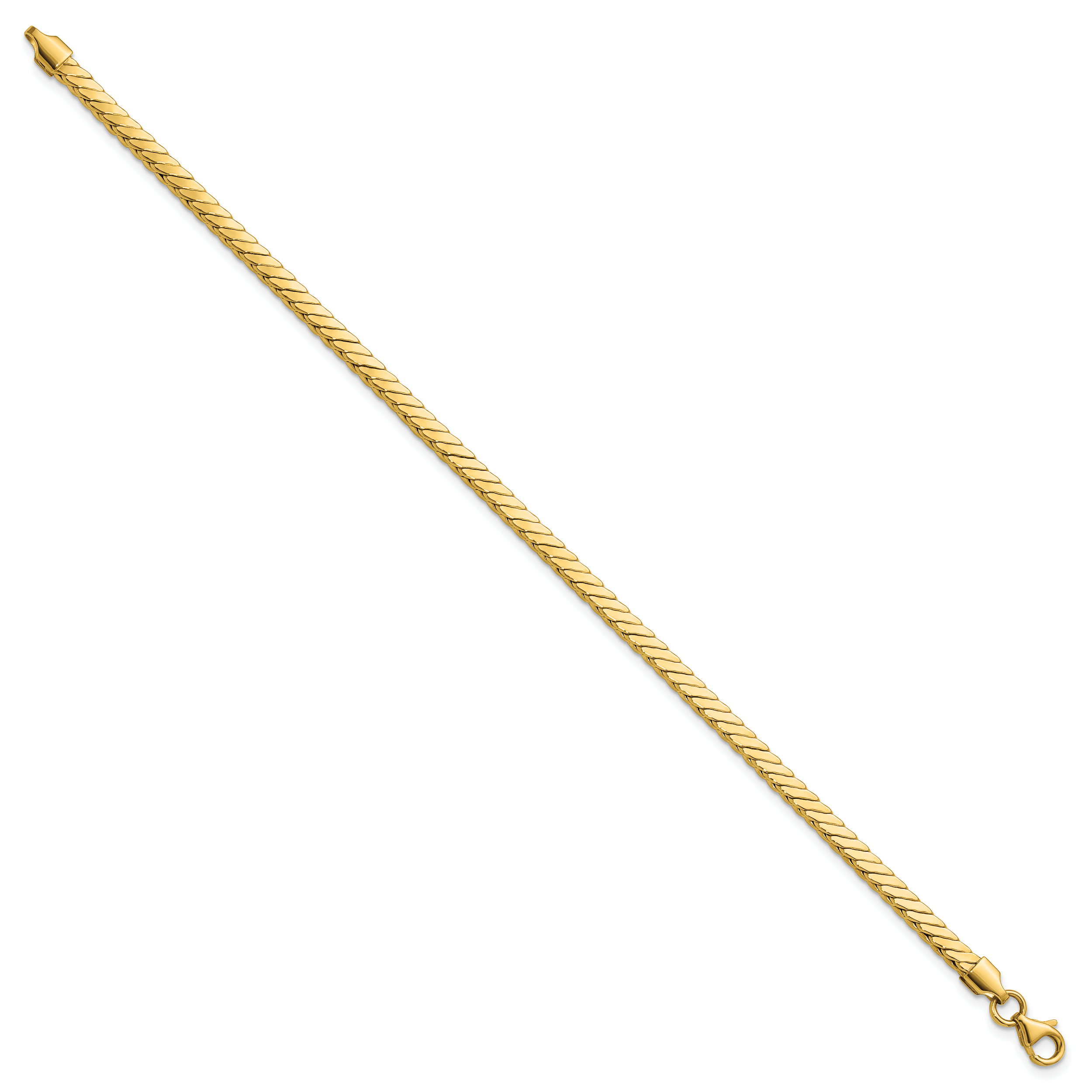 14K Polished Fancy Link Bracelet Secondary image