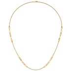14K Polished Fancy Link Necklace