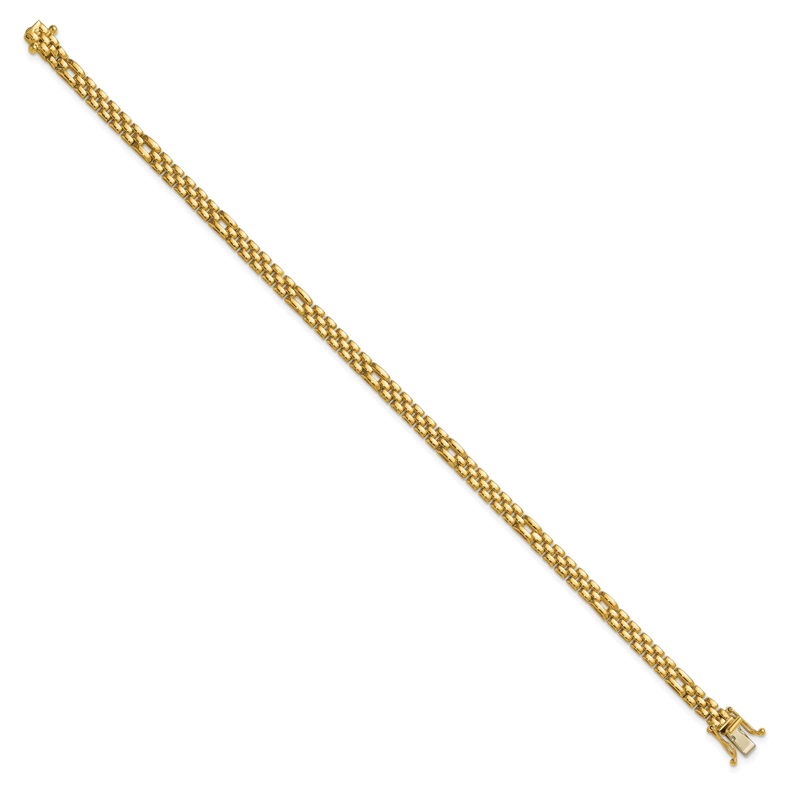 14K Polished Fancy Link Bracelet Secondary image