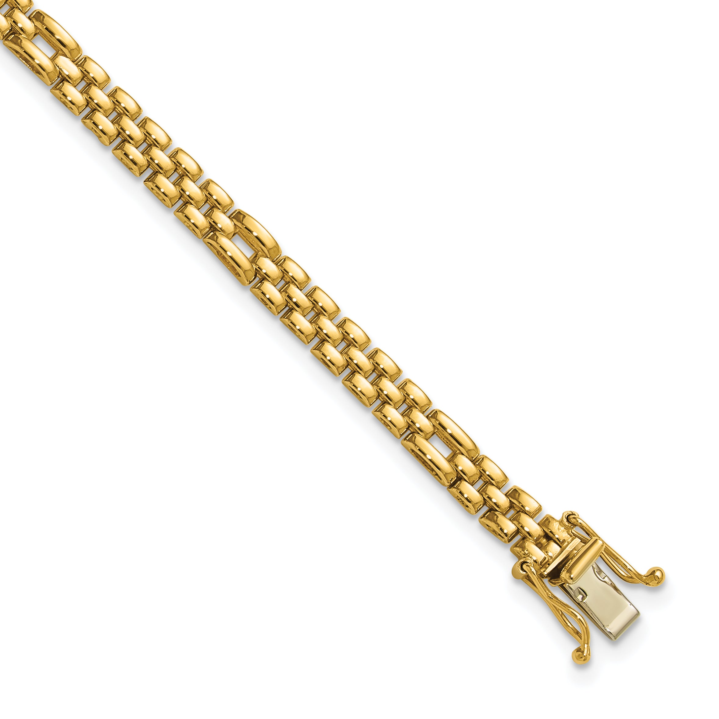 14K Polished Fancy Link Bracelet Main image