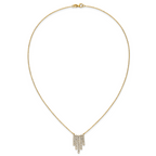 14K w/RH-plating Polished Fancy 18in Necklace