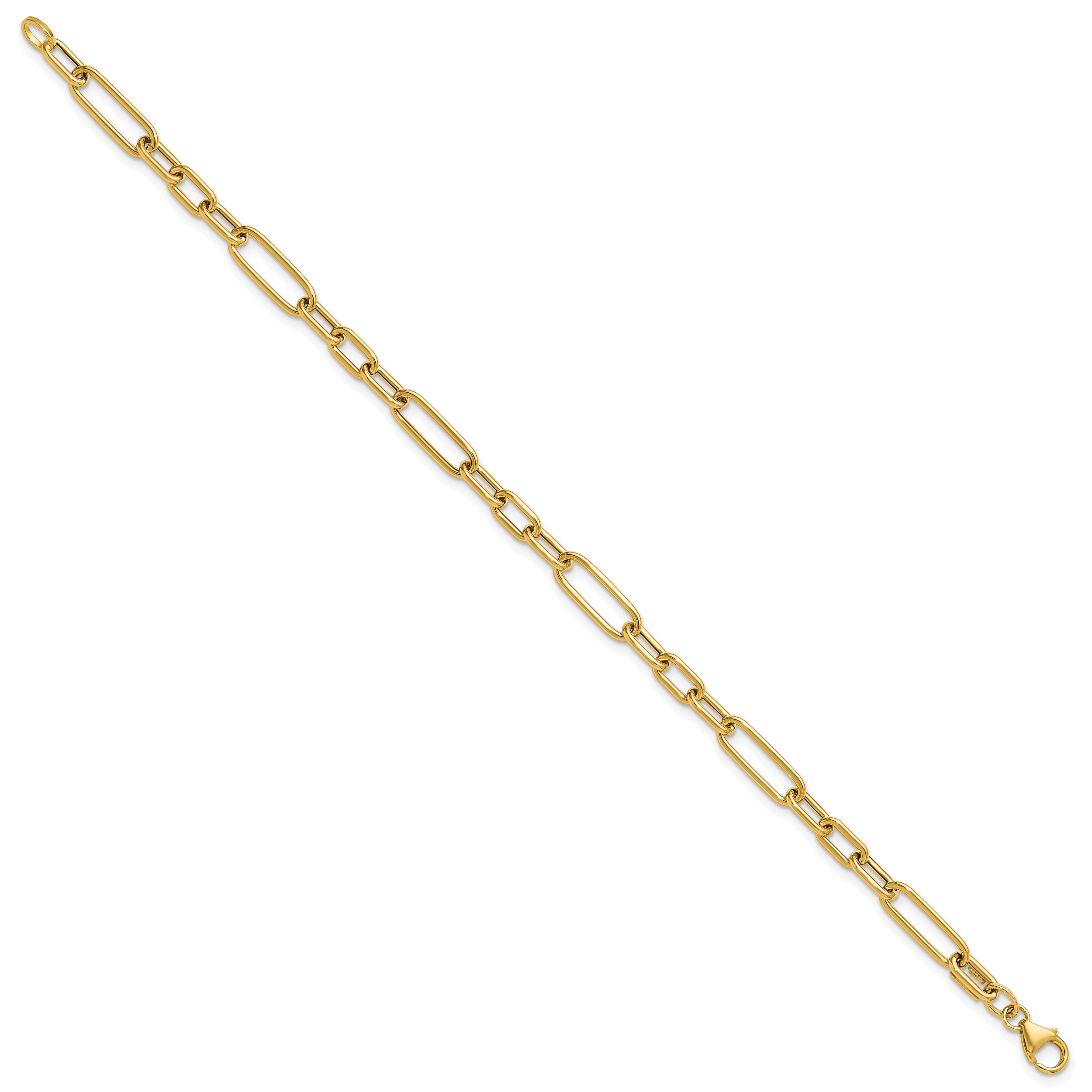 14K Polished Fancy Link Bracelet Secondary image