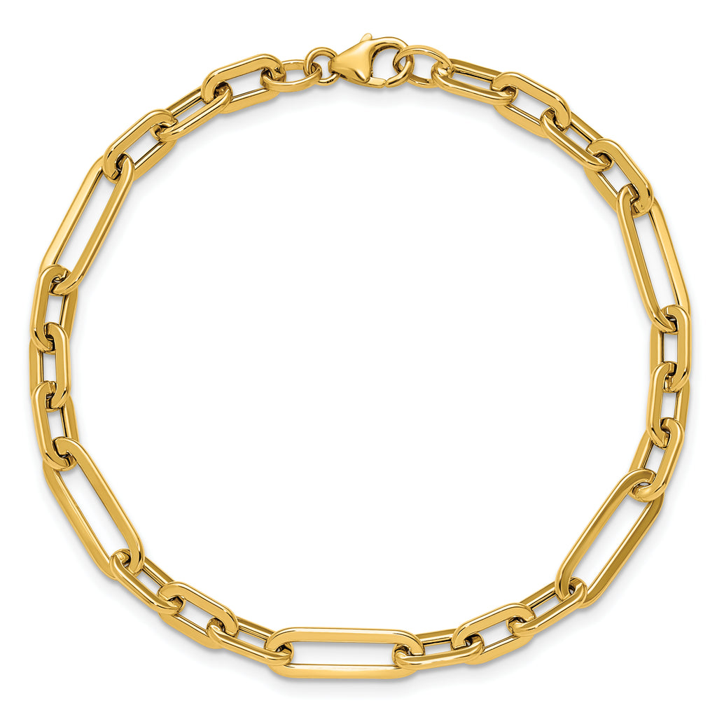  14K Polished Fancy Link Bracelet