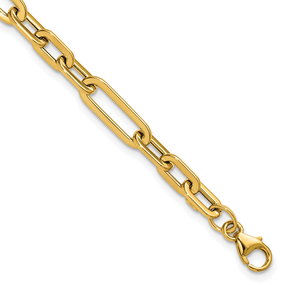  14K Polished Fancy Link Bracelet