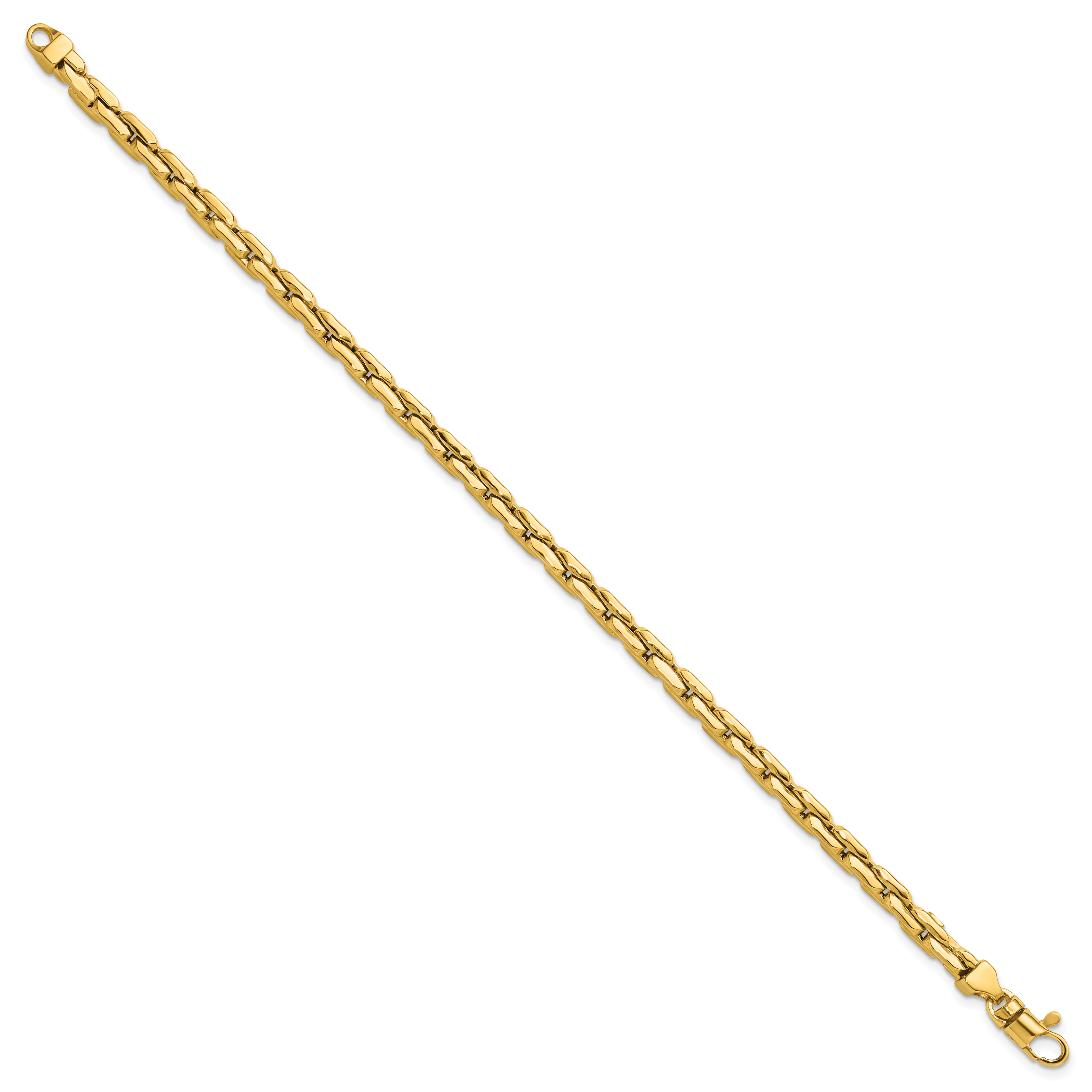 14K Polished Fancy Link Bracelet Secondary image