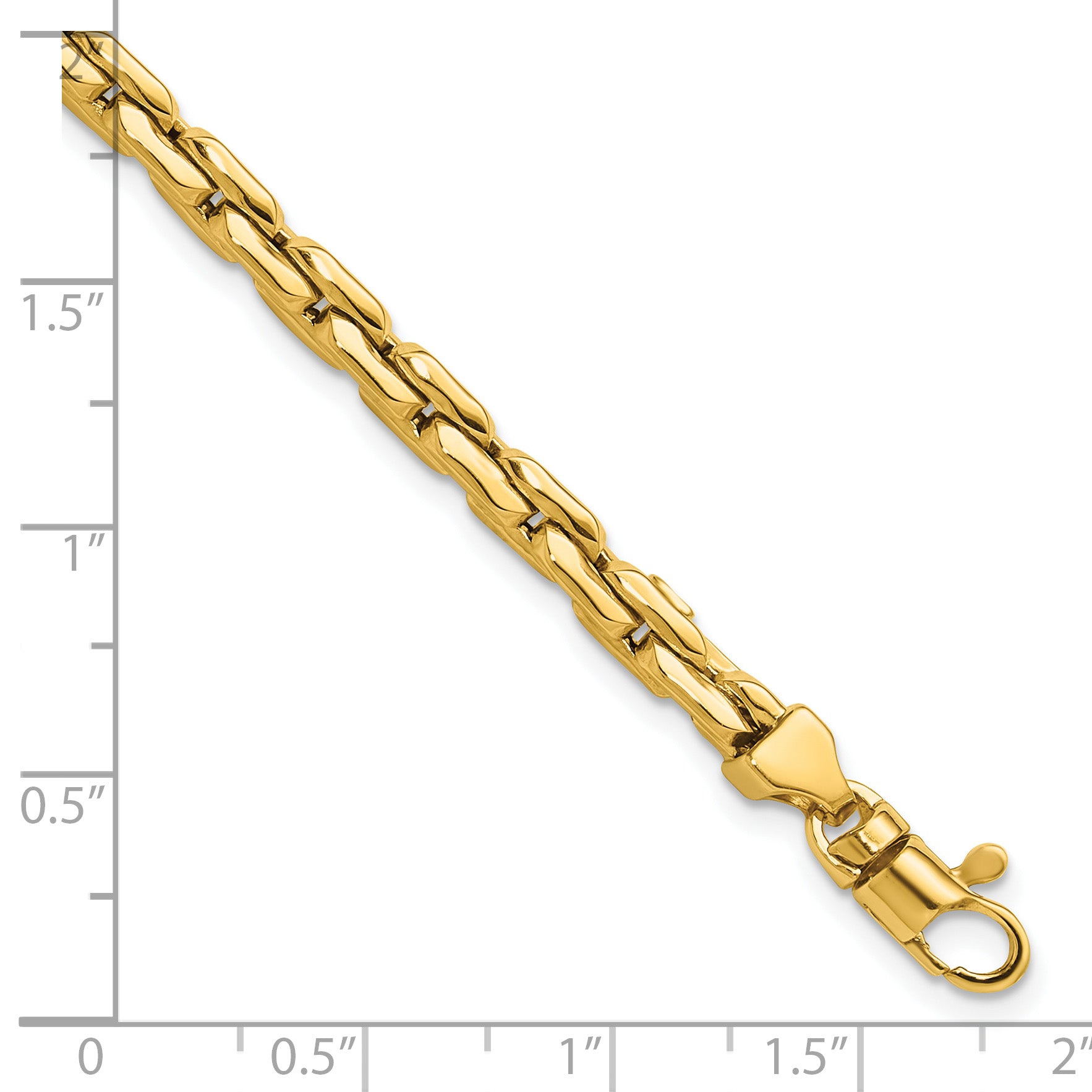 14K Polished Fancy Link Bracelet