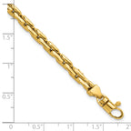 14K Polished Fancy Link Bracelet