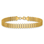 14K Polished Fancy Link Bracelet