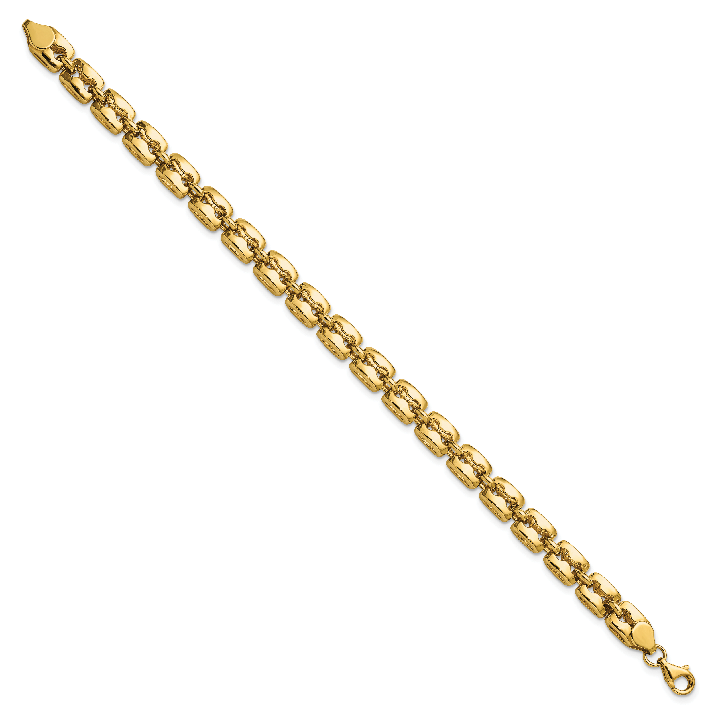 14K Polished Fancy Link Bracelet Secondary image