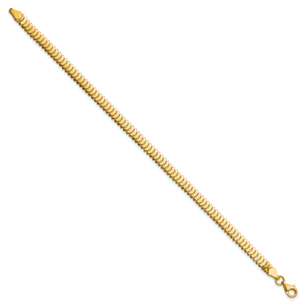 14K Polished Fancy Link Bracelet