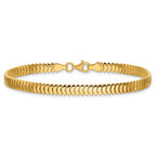 14K Polished Fancy Link Bracelet