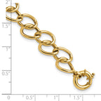 14K Polished Fancy Link Bracelet