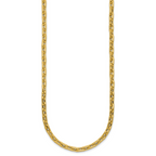 14K Polished Fancy Link Necklace