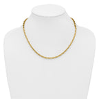 14K Polished Fancy Link Necklace