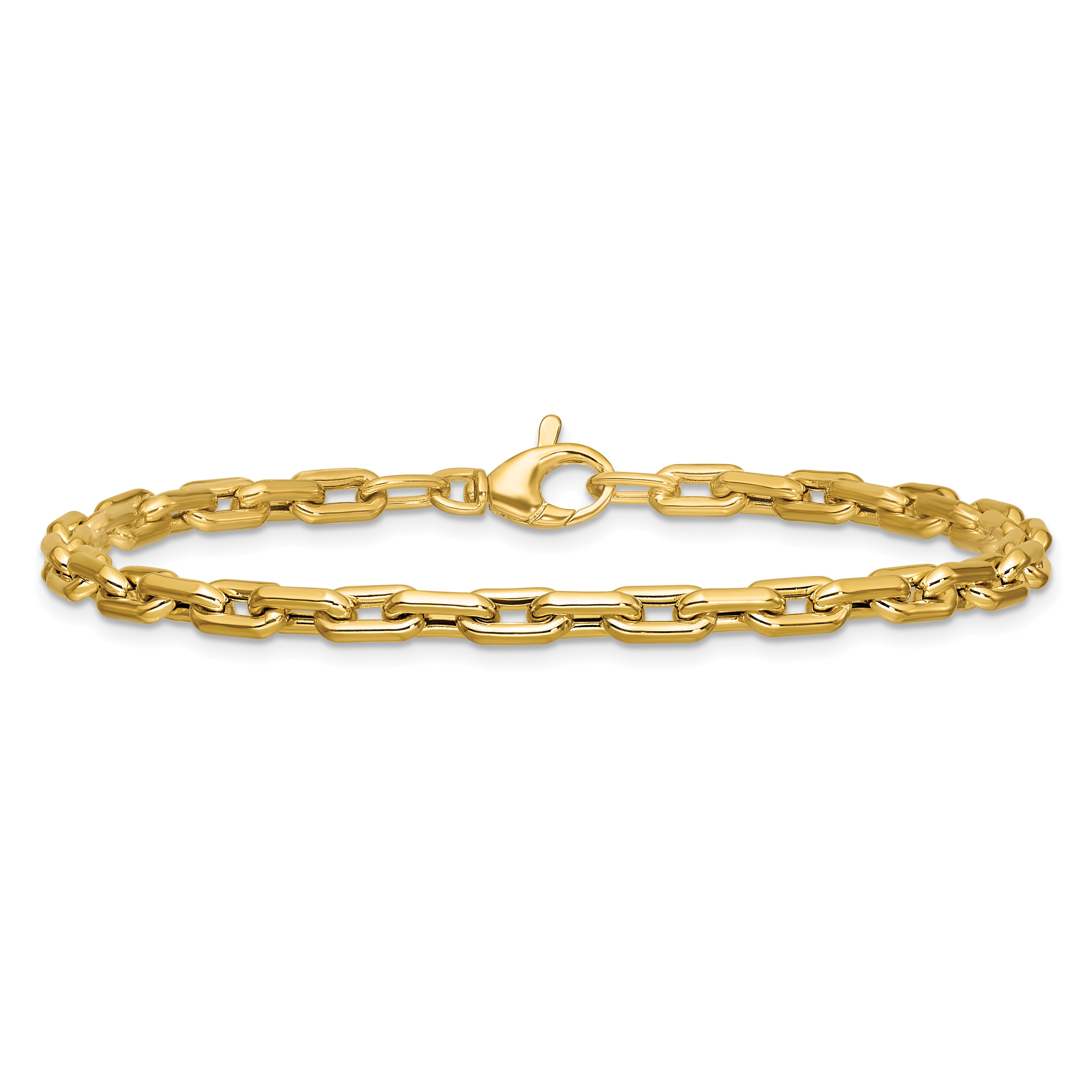 14K Polished Fancy Link Bracelet