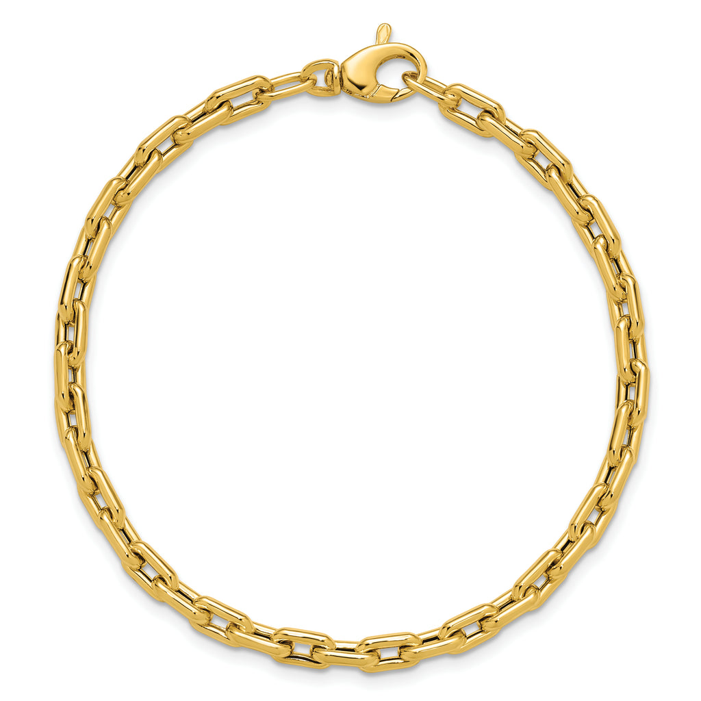 14K Polished Fancy Link Bracelet