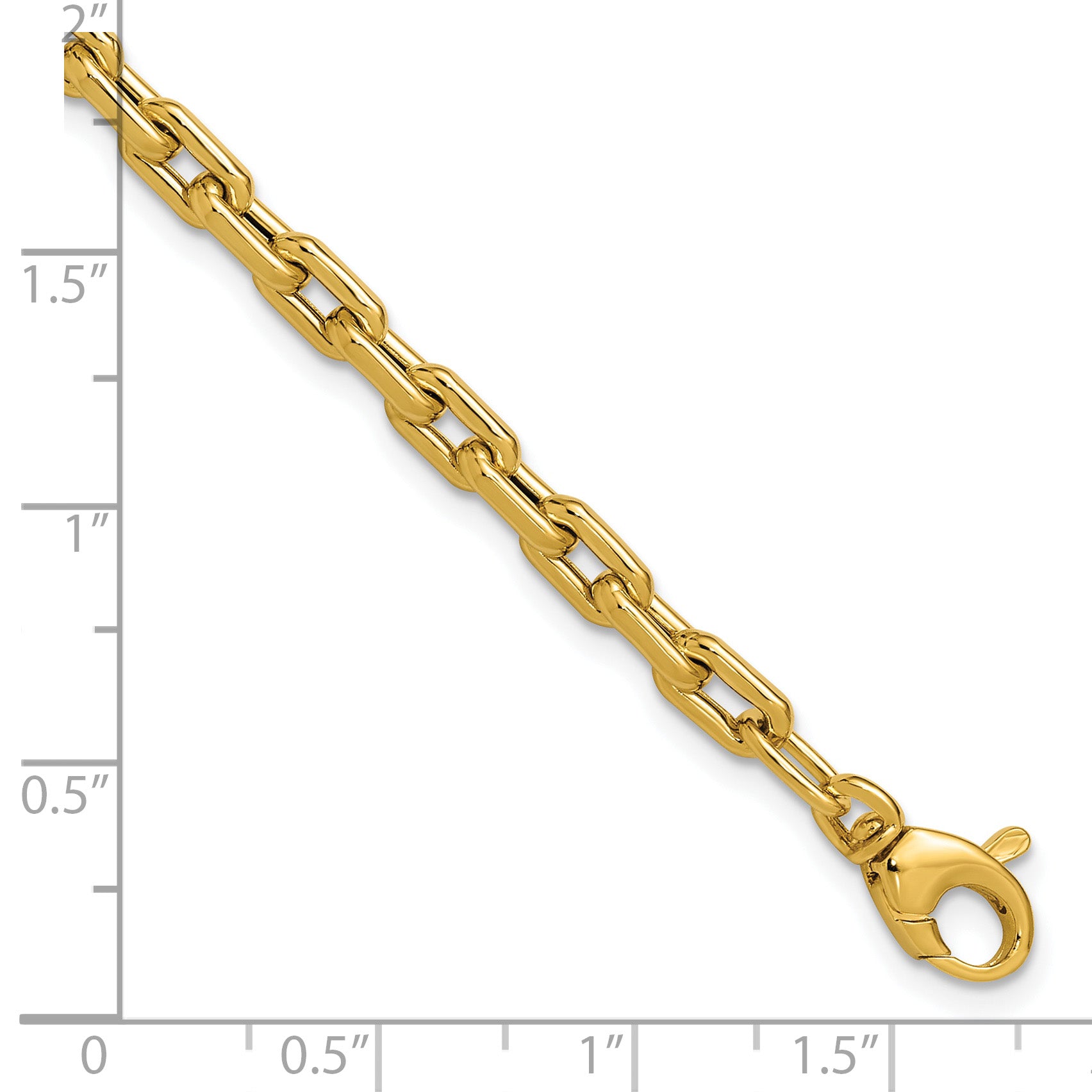14K Polished Fancy Link Bracelet