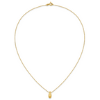 14K Polished Teardrop Necklace
