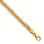 14K Polished and Textured Fancy Bracelet