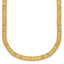 14K Polished and Textured Fancy Necklace