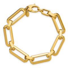 14K Polished Fancy Link Bracelet