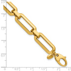 14K Polished Fancy Link Bracelet