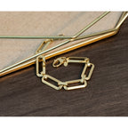 14K Polished Fancy Link Bracelet
