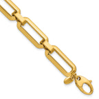 14K Polished Fancy Link Bracelet